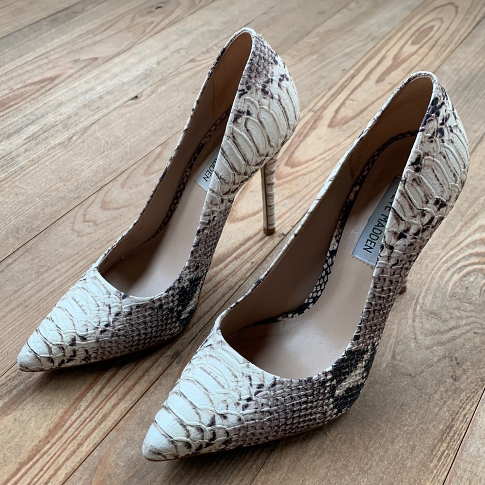 Steve Madden Snakeskin Heels
